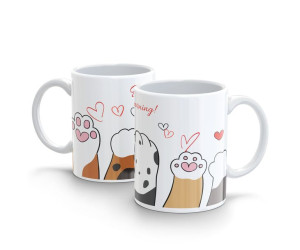 Kubek 300ml dla Kociarzy Kot Kotek LoveCat v8