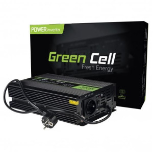 Przetwornica Napięcia Inwerter Green Cell 12v -> 230v 300w/600w Inv07