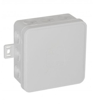 Puszka natynkowa pusta 12 wlotów VIPLAST V6 klik BIAŁA IP54 85x85x41mm