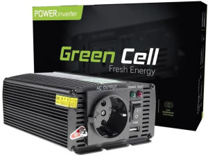 Przetwornica Napięcia Green Cell 24v -> 230v 300w/600w Modyfikowana Sinusoi