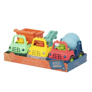 Wonder Wheels : Zestaw 3 samochodów budowlanych z kierowcami CONSTRUCTION V