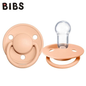 BIBS : DE LUX PEACH SUNSET Smoczek uspokajający silikonowy ONE SIZE