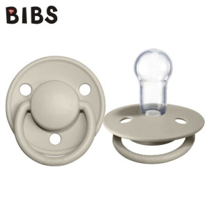 BIBS : DE LUX SAND Smoczek uspokajający silikonowy ONE SIZE