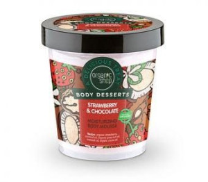 Organic Shop : Nawilżający Mus do Ciała Truskawka i Czekolada