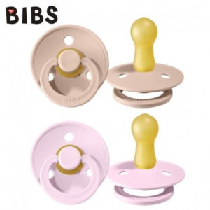 Bibs : 2-pack S Blush & Baby Pink Smoczek