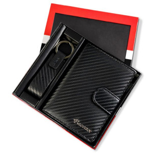 Elegancki portfel męski z systemem RFID Protect — Rovicky