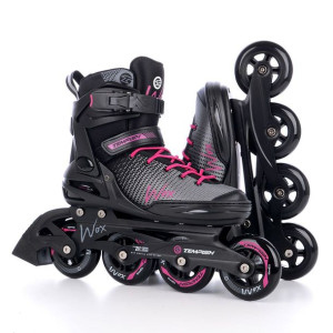 Rolki tempish Wox 2 damskie fitness ABEC 7 róż 4