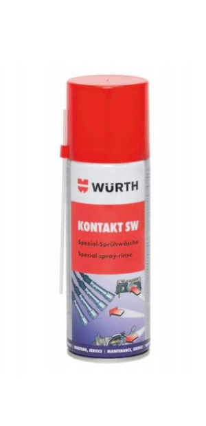 Zmywacz do styków elektrycznych Wurth kontakt SW 200 ml