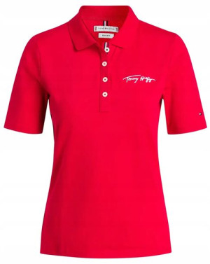 Koszulka polo TOMMY HILFIGER damska polówka M