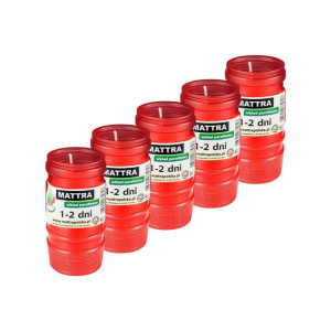 10cm Wkłady parafinowe MATTRA 2dni P1c (5szt)