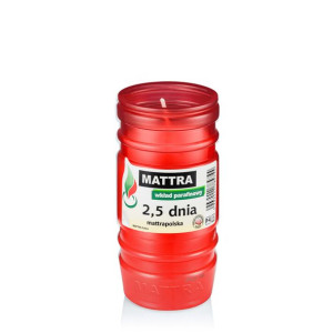 11cm Wkład parafinowy do zniczy MATTRA 2,5dnia P4c