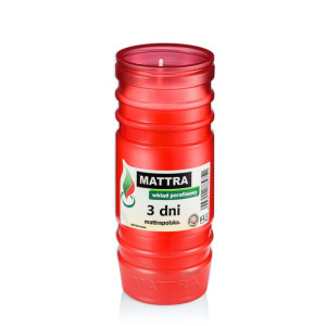 14cm Wkład parafinowy do zniczy MATTRA 3dni P5c