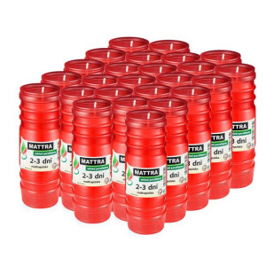 14cm Wkłady do zniczy parafinowe 3dni P2c (25szt)