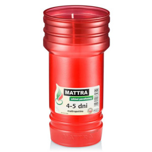 17cm Wkład parafinowy do zniczy MATTRA 5dni P11c