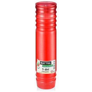 24cm Wkład parafinowy do zniczy MATTRA 5dni P7c