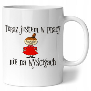 KUBEK Mała Mi PREZENT muminki śmieszne wzory 330ml