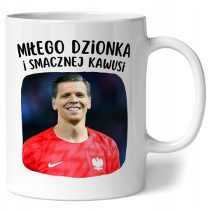 Kubek Smacznej Kawusi Prezent WOJCIECH SZCZĘSNY
