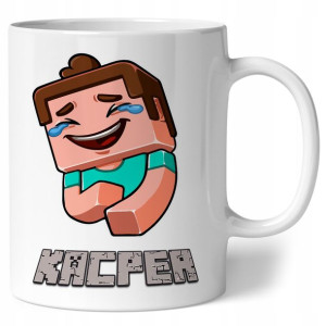 Kubek Minecraft Twoje imię Dziecka Prezent Steve