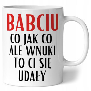 KUBEK ze zdjęciem PREZENT NA DZIEŃ BABCI I DZIADKA