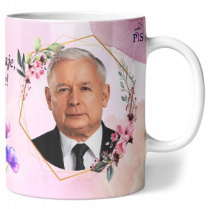 Kubek Prezent Prezesa Pis Kaczyński Jarosław 01