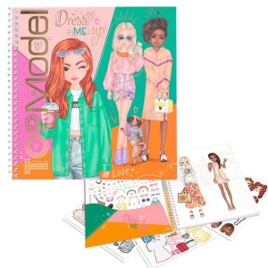 Zestaw kreatywy TOP MODEL Dress Me Up z naklejkami