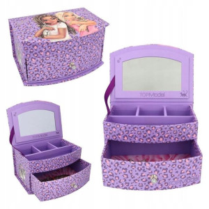 Szkatułka na biżuterię TOP MODEL LILAC LOVE z lusterkiem