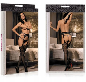 Rajstopy Garter Stocking Sexy Pończochy Z Pasem