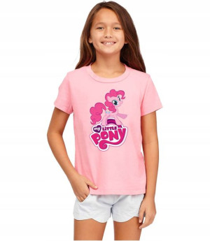 Koszulka Dziecięca 7-8 Koniki Pony + Gratis Y6