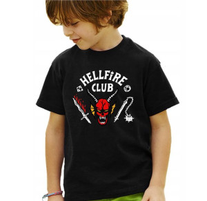 Koszulka Dziecięca Hellfire Stranger Thing 9-11 Y2