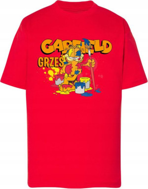 Koszulka Dziecięca Imię 7-8 Garfield Cat Kot Y4