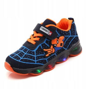 Buty Spiderman Adidasy Dziecięce Led R.21-36