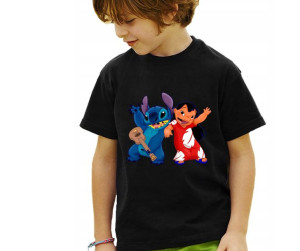 Koszulka Dziecięca 9-11 Lilo I Stich + Gratis Y6