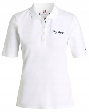 Koszulka polo TOMMY HILFIGER damska polówka S