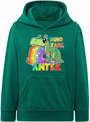 Bluza Dziecięca 3-4 Dinozaur Dino Dzień Dziecka Y5