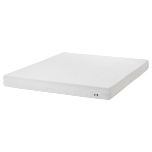 IKEA ABYGDA Materac piankowy średnio twardy/biały 140x200 cm