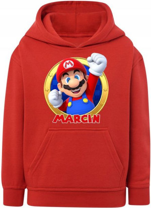 Bluza Dziecięca 5-6 Mario Bross Prezent Y5