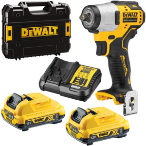 Klucz udarowy 12V 168Nm 3/8' 2x2Ah DeWALT DCF902D2