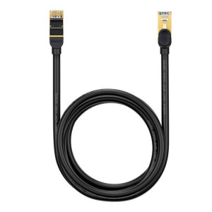 Kabel Sieciowy Baseus Ethernet Rj45, 10gbps, 2m (czarny)