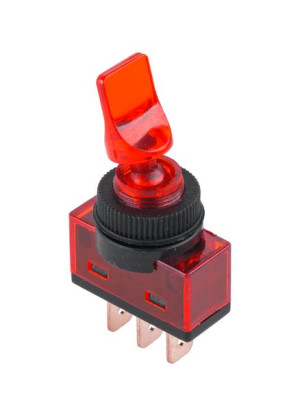 Przełącznik przycisk wyłącznik hebelkowy ASW-14D czerwony PRK0016B