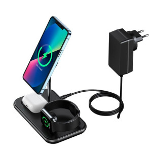 Stacja Ładująca Indukcyjna 3w1 Iphone 12/13/14, Airpods Pro, Apple Watch