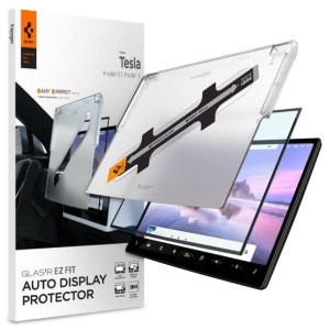 Szkło Hartowane Spigen Glas.tr ”ez Fit” Tesla Model X 2022 / Model S 2021
