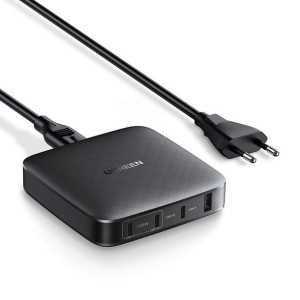 Ugreen Ładowarka Sieciowa 3x Usb Typ C / 1x Usb 100w Power Delivery Czarny
