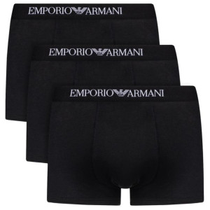 Emporio Armani bokserki czarne męskie 3pack 111610-CC722-21320 S