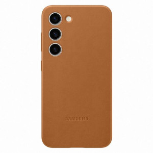 Etui Samsung Galaxy S23 Pokrowiec Z Naturalnej Skóry Camel