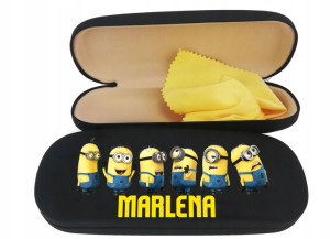 ETUI NA OKULARY dla dziecka MINIONKI ŚWIĘTA Y4