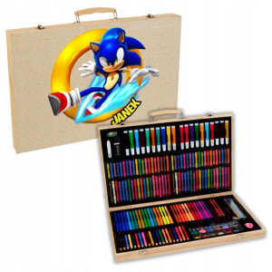 Zestaw Do Malowania Sonic 180elem. Dzieci +imię Y9
