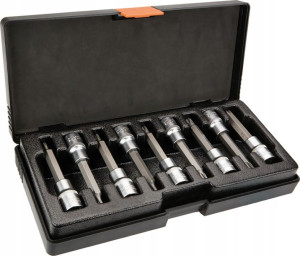 Końcówki Torx na nasadce 100 mm, 9 szt. NEO 08-708
