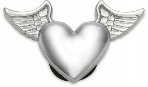 Przypinki Crocs Jibbitz Do Butów Silver Heart