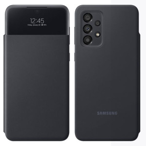 Samsung S View Wallet Cover Etui Kabura Bookcase Galaxy A33 Czarny