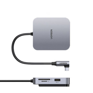 Ugreen Hub Do Imac Usb Typu C - 3 X Usb Typ A 3.1 Gen 1 + Sd/tf Szary